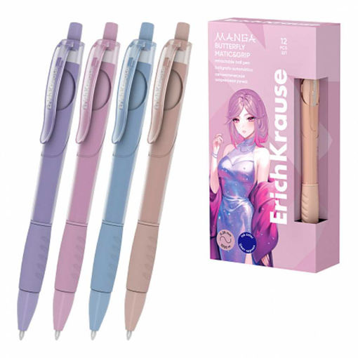 Picture of ERICHKRAUSE MANGA MATIC BALLPOINT PEN 0.7MM BLUE